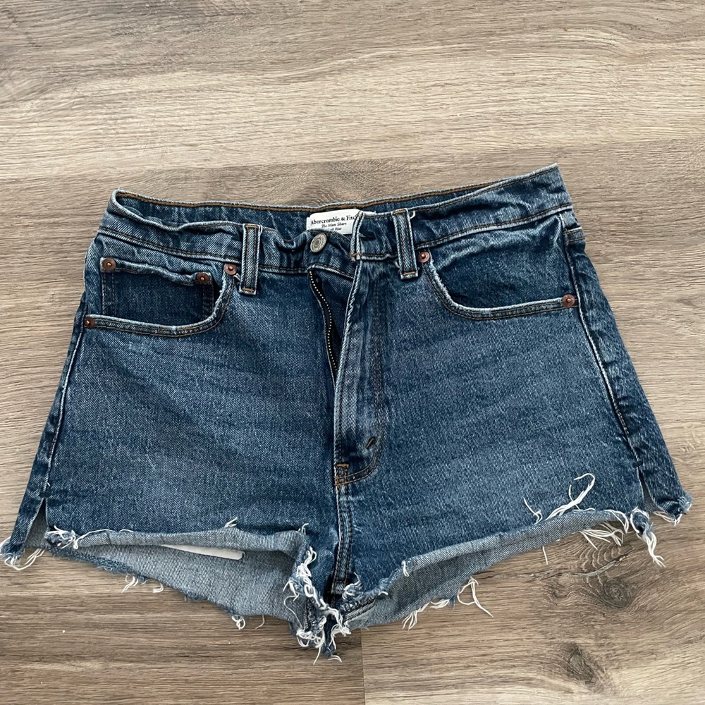 High rise mom shorts